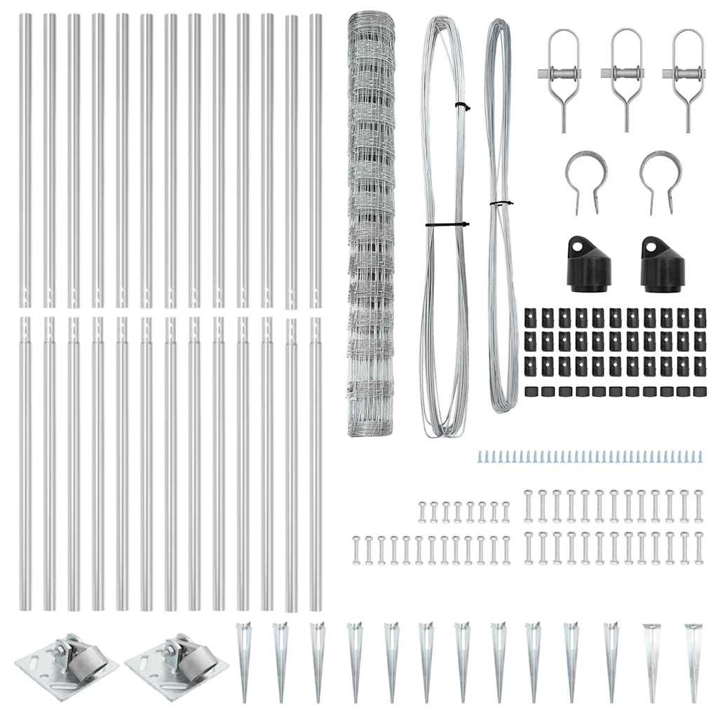 Στύλος Περιφράξεων Γαλβανισμένο 50 x 1,4 μ Ατσάλι