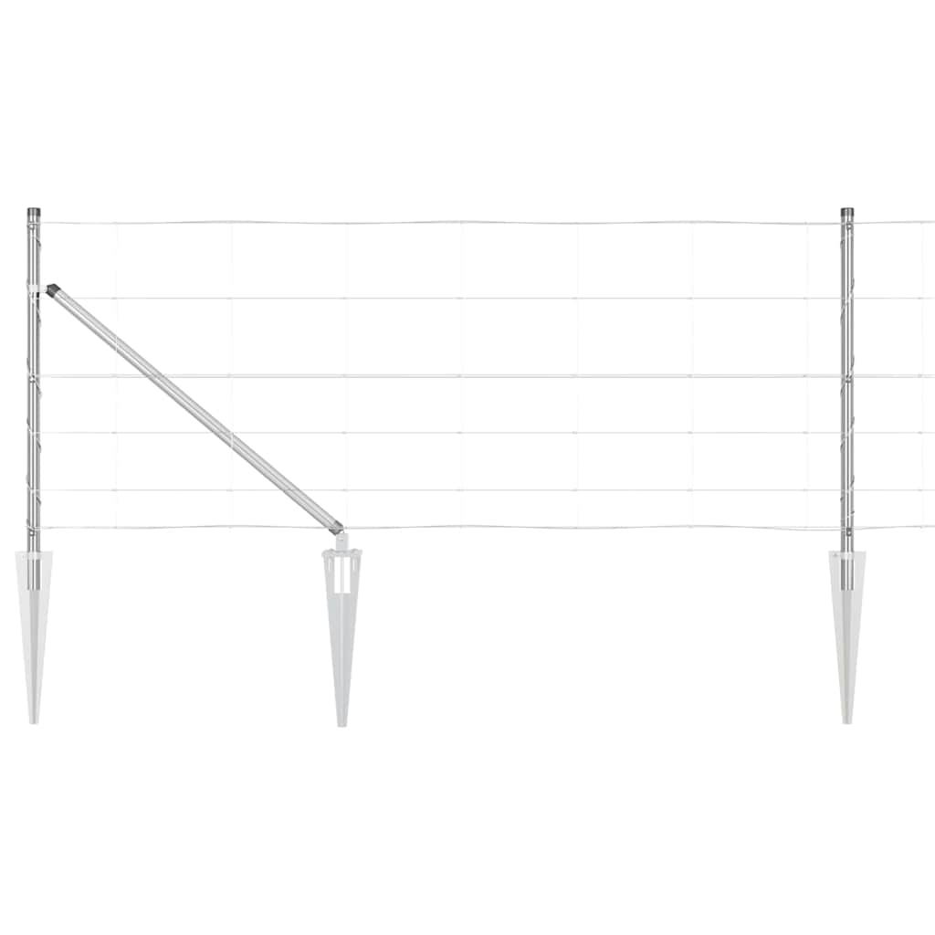 Στύλος Περιφράξεων Γαλβανισμένο 100 x 0,8 μ Ατσάλι