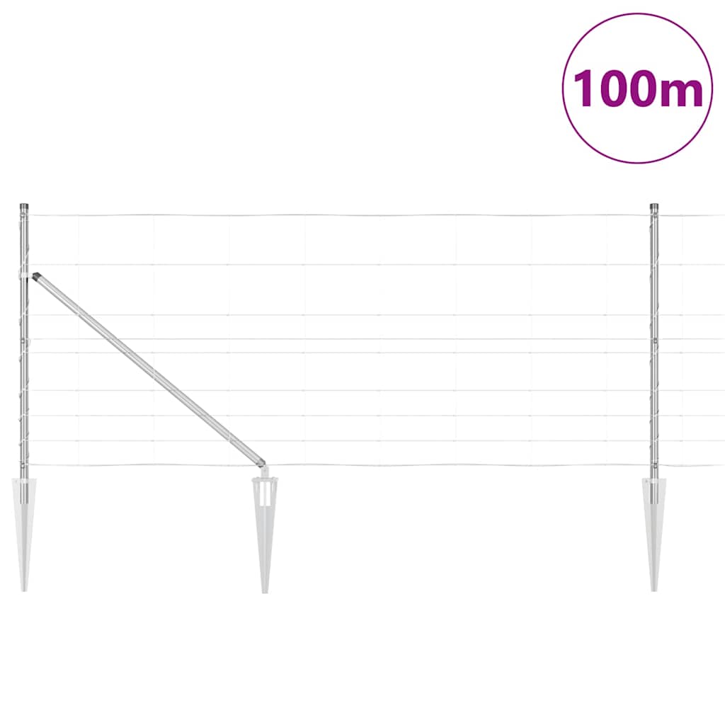 Στύλος Περιφράξεων Γαλβανισμένο 100 x 1 μ Ατσάλι