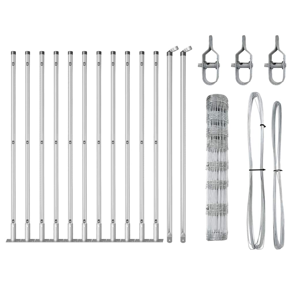 Στύλος Περιφράξεων Γαλβανισμένο 25 x 1 m Ατσάλι