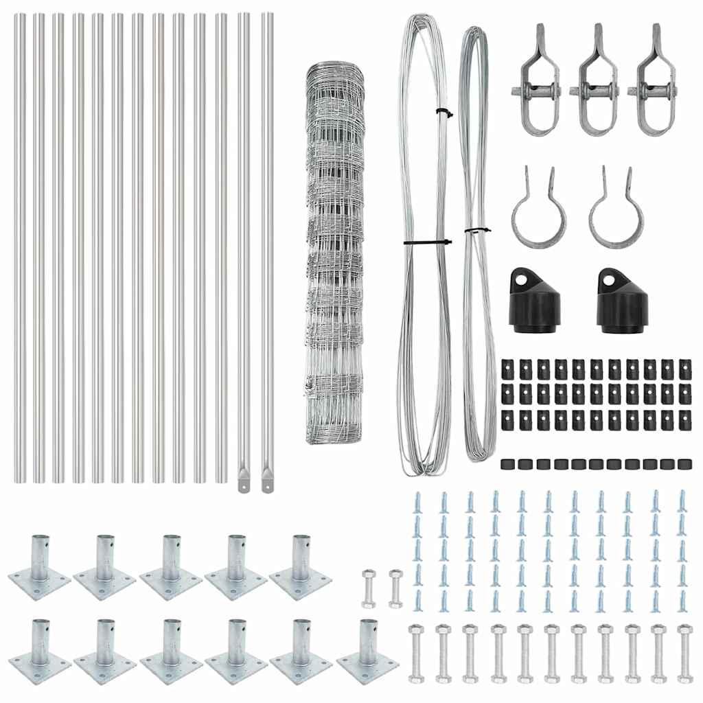 Στύλος Περιφράξεων Γαλβανισμένο 25 x 1 m Ατσάλι