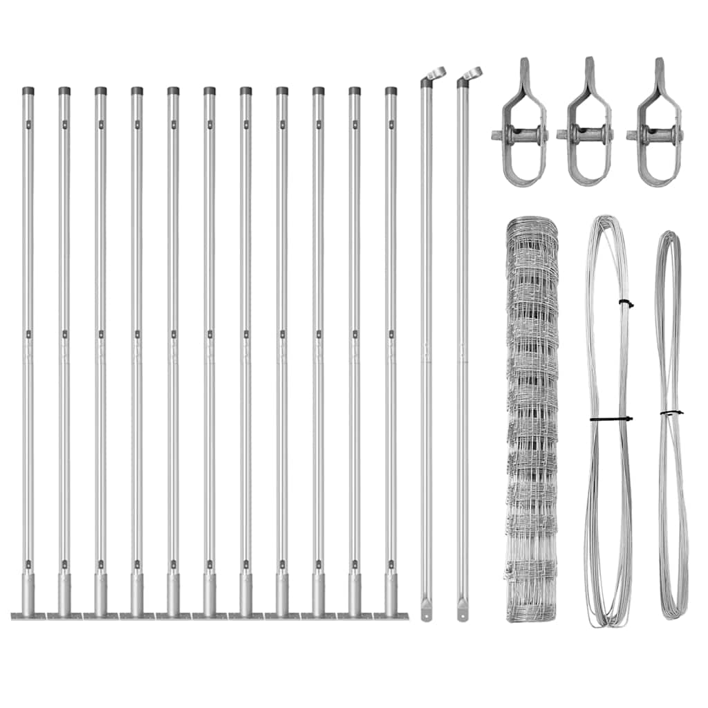 Στύλος Περιφράξεων Γαλβανισμένο 25 x 1,2 μ Ατσάλι