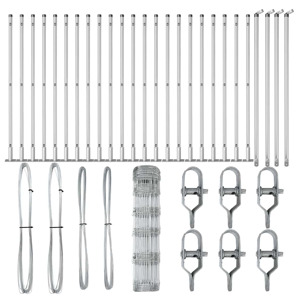 Στύλος Περιφράξεων Γαλβανισμένο 50 x 0,8 m Ατσάλι