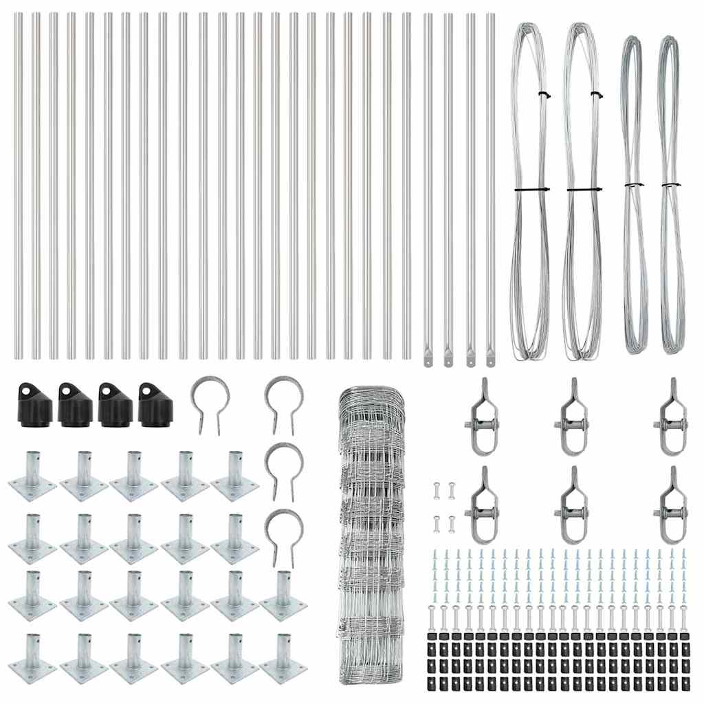 Στύλος Περιφράξεων Γαλβανισμένο 50 x 0,8 m Ατσάλι