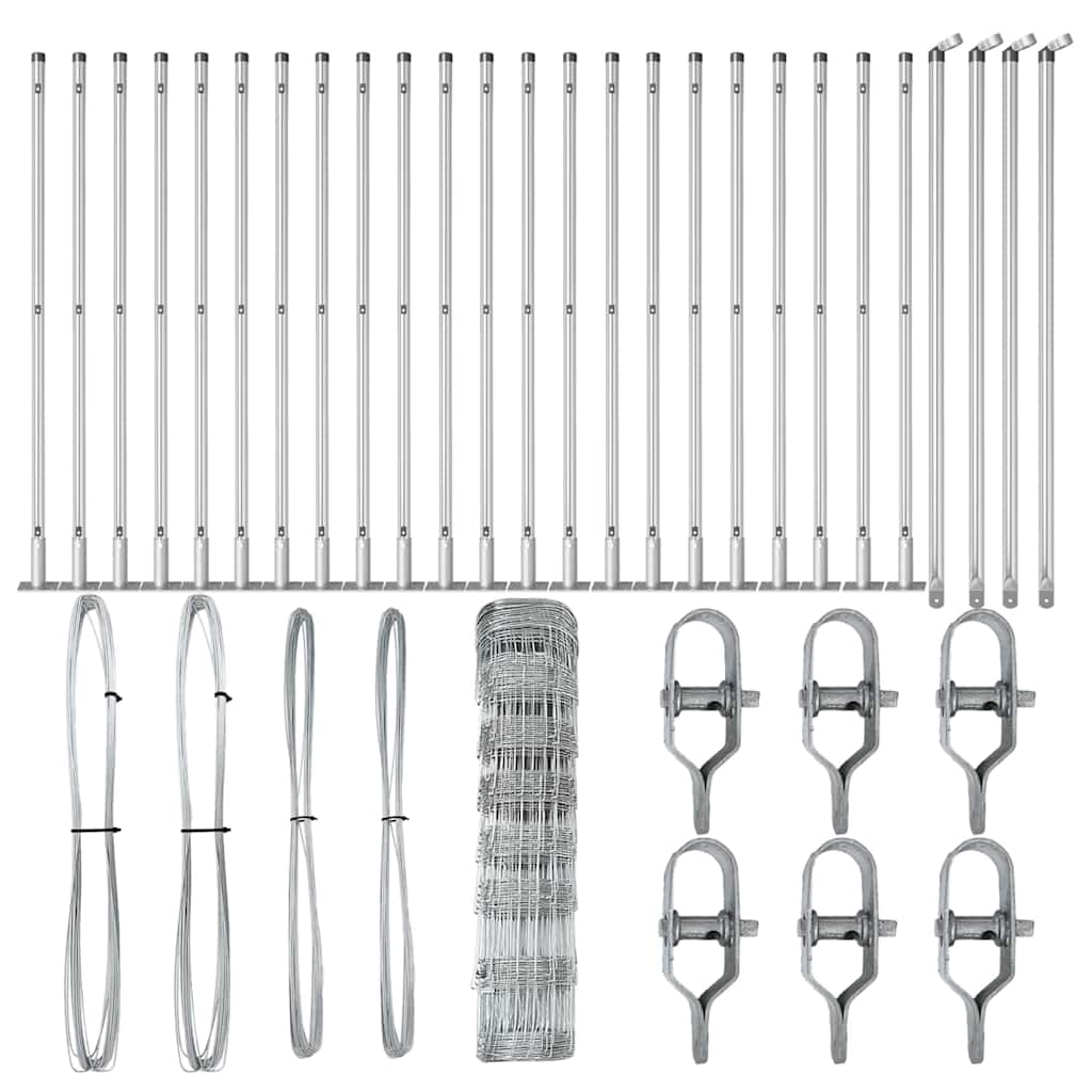 Στύλος Περιφράξεων Γαλβανισμένο 50 x 0,8 m Ατσάλι