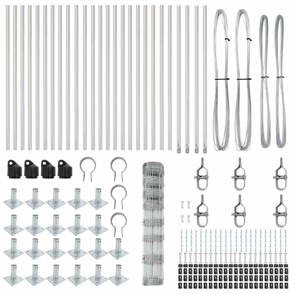 Στύλος Περιφράξεων Γαλβανισμένο 50 x 1 m Ατσάλι