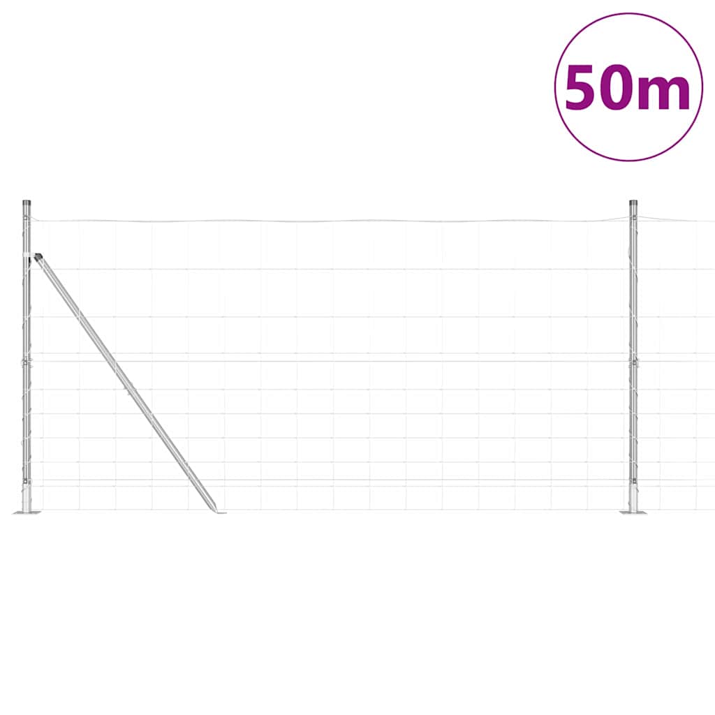 Συρματόπλεγμα με Σκυρόδεμα 50 x 1,2 m Γαλβανισμένος Χάλυβας