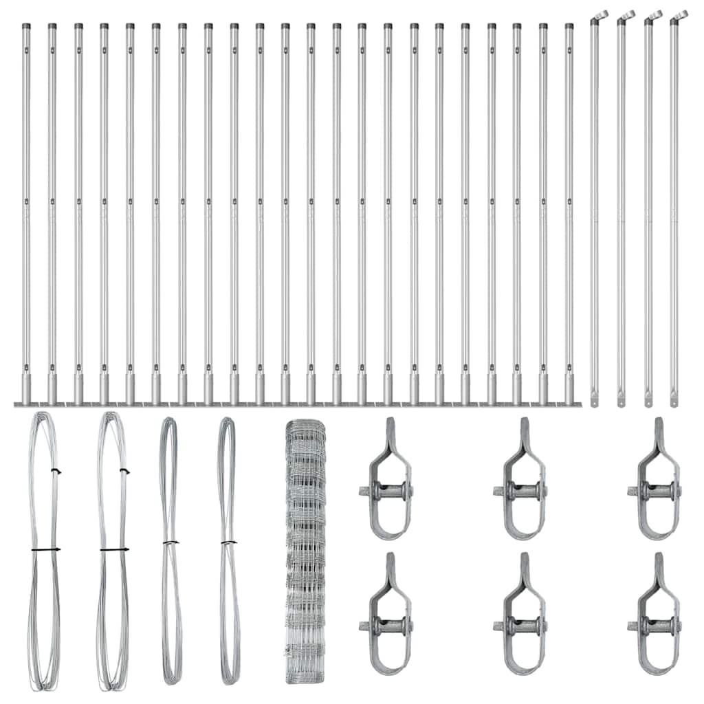 Στύλος Περιφράξεων Γαλβανισμένο 50 x 1,2 m Ατσάλι