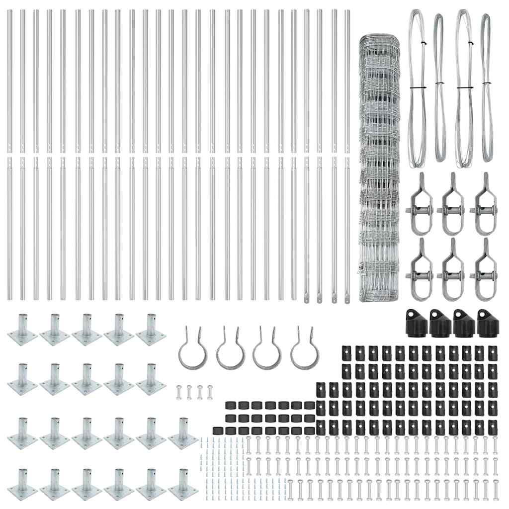 Στύλος Περιφράξεων Γαλβανισμένο 50 x 1,2 m Ατσάλι