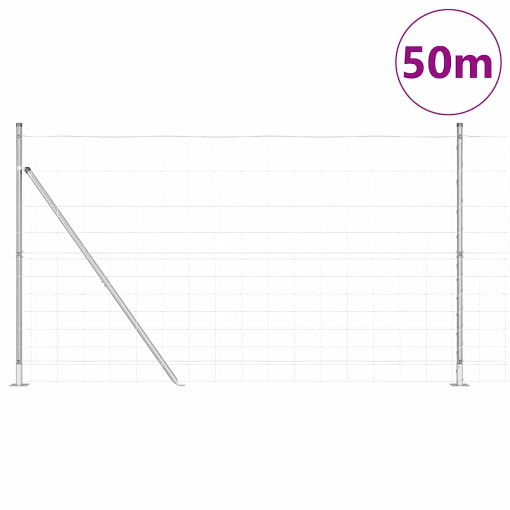 Στύλος Περιφράξεων Γαλβανισμένο 50 x 1,4 μ Ατσάλι