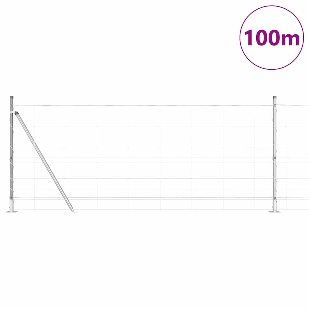 Στύλος Περιφράξεων Γαλβανισμένο 100 x 1 μ Ατσάλι