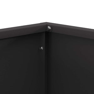 Φωτιά Μαύρο 40 x 40 x 35 cm Ατσάλι - Pakobazaar