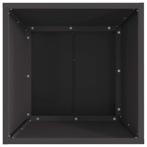 Φωτιά Μαύρο 40 x 40 x 35 cm Ατσάλι - Pakobazaar