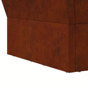 Φωτιά Καφέ 40 x 40 x 35 cm Ατσάλι Σκληρυθέν στον Αέρα - Pakobazaar