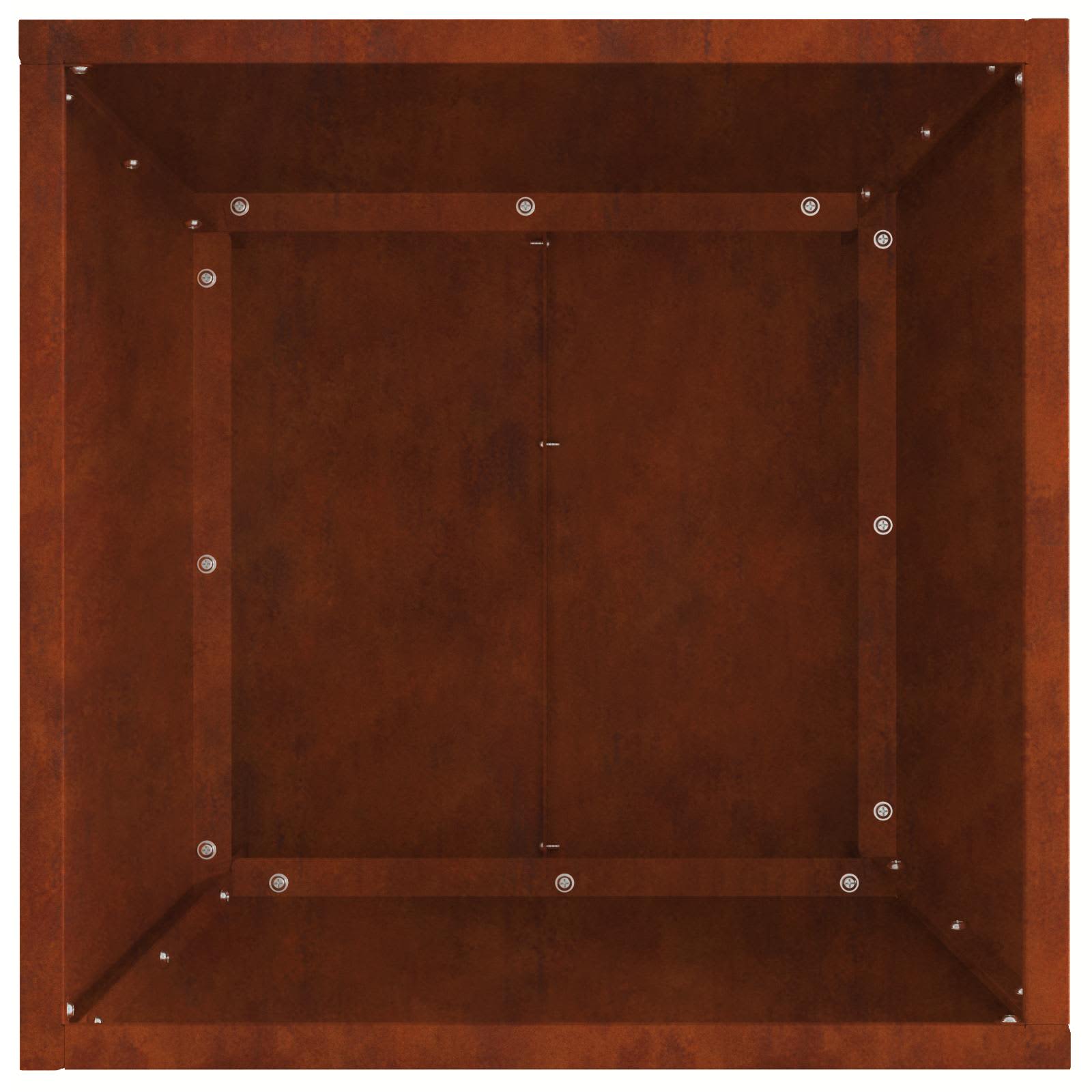 Φωτιά Καφέ 40 x 40 x 35 cm Ατσάλι Σκληρυθέν στον Αέρα - Pakobazaar