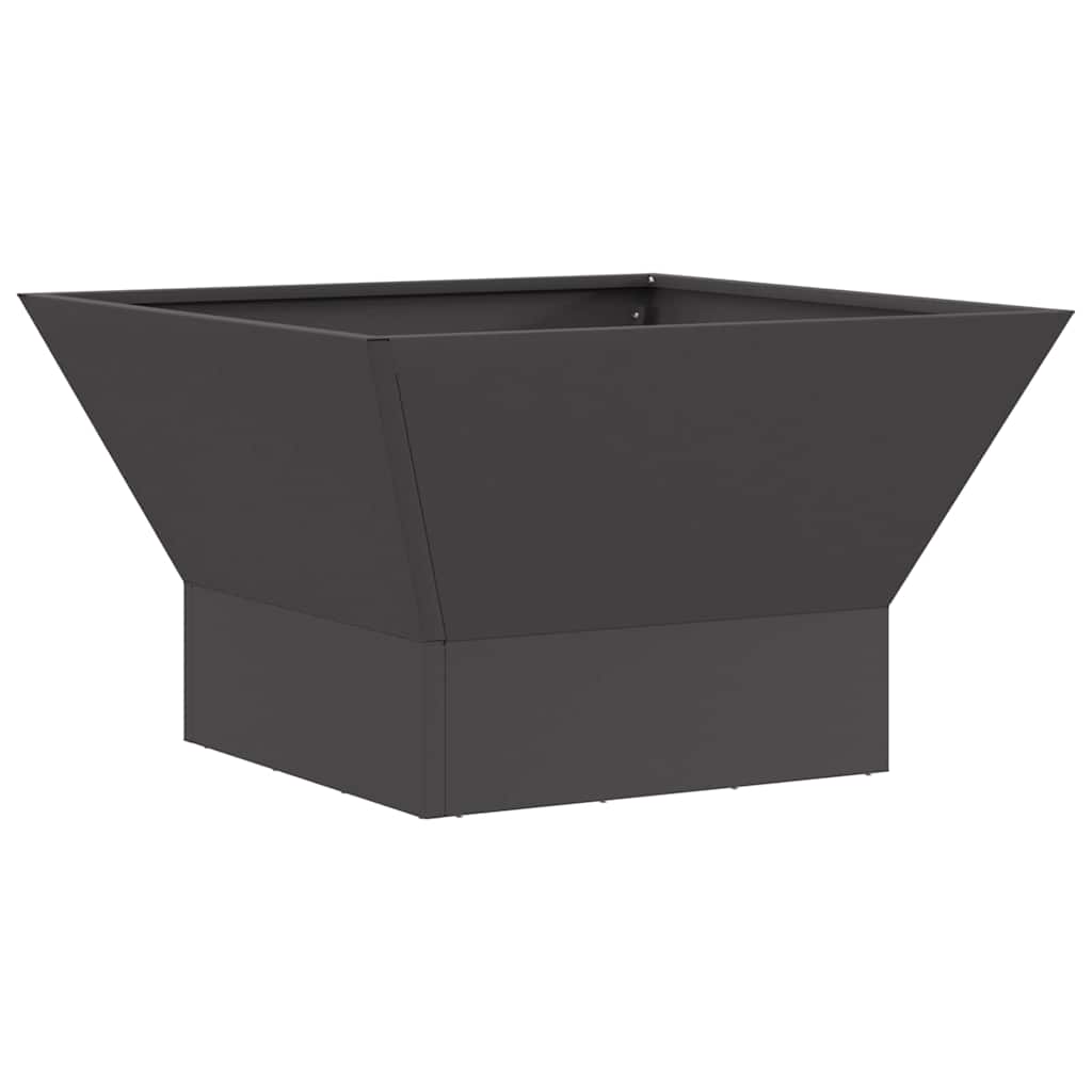 Φωτιά Μαύρο 60 x 60 x 35 cm Ατσάλι - Pakobazaar