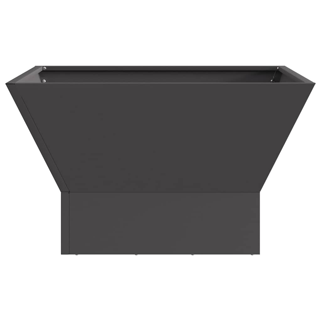Φωτιά Μαύρο 60 x 60 x 35 cm Ατσάλι - Pakobazaar