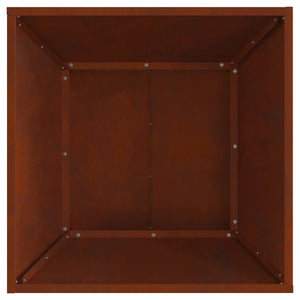 Φωτιά Καφέ 60 x 60 x 35 cm Ατσάλι Σκληρυθέν στον Αέρα - Pakobazaar
