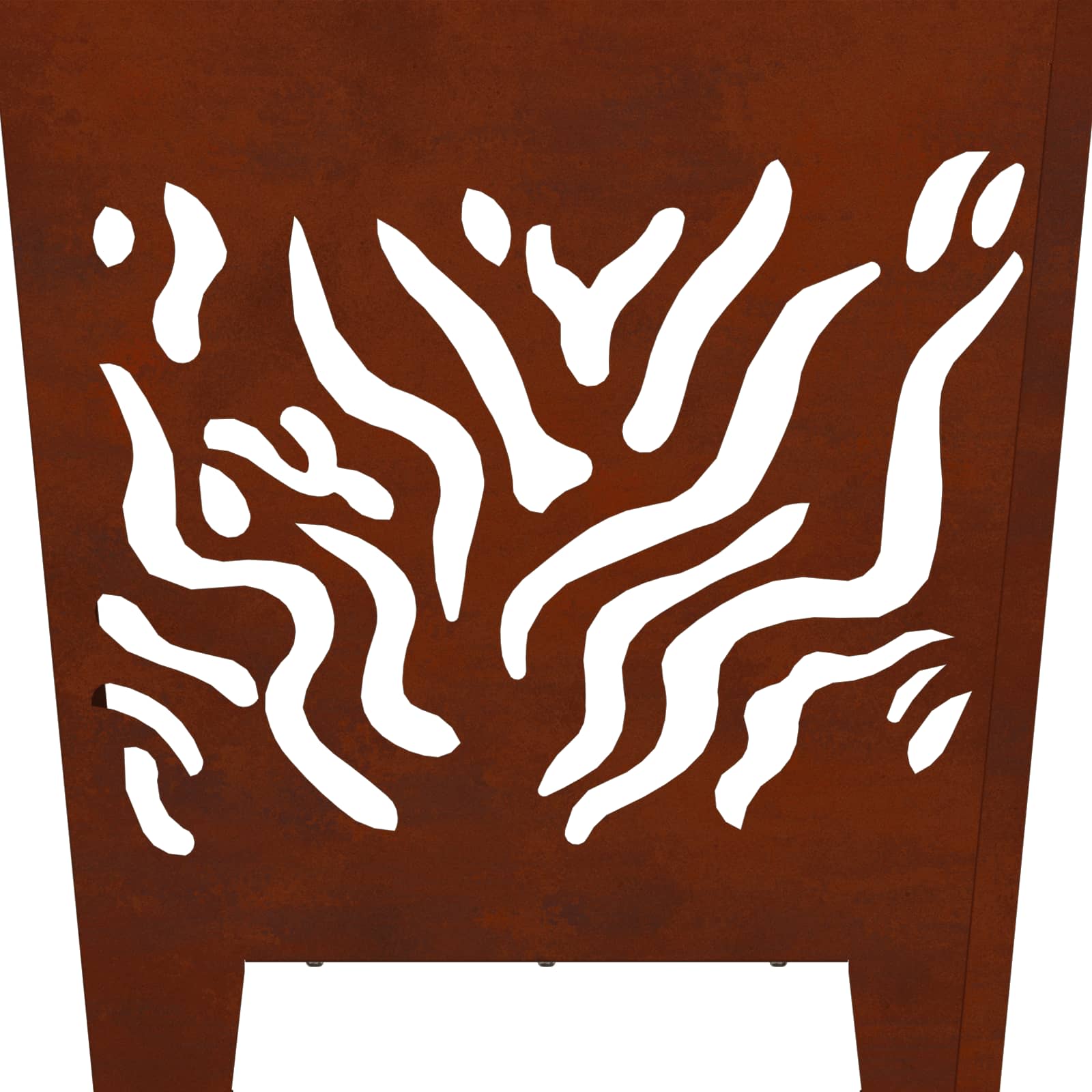 Φωτιά Καφέ 40 x 40 x 40 cm Ατσάλι σκληρυθέν στον αέρα