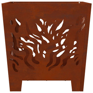 Φωτιά Καφέ 40 x 40 x 40 cm Ατσάλι σκληρυθέν στον αέρα