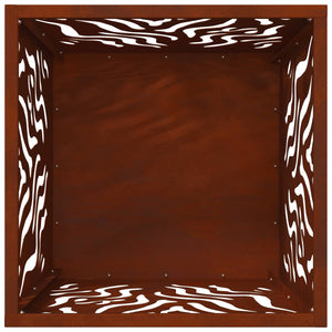 Φωτιά Καφέ 40 x 40 x 40 cm Ατσάλι σκληρυθέν στον αέρα