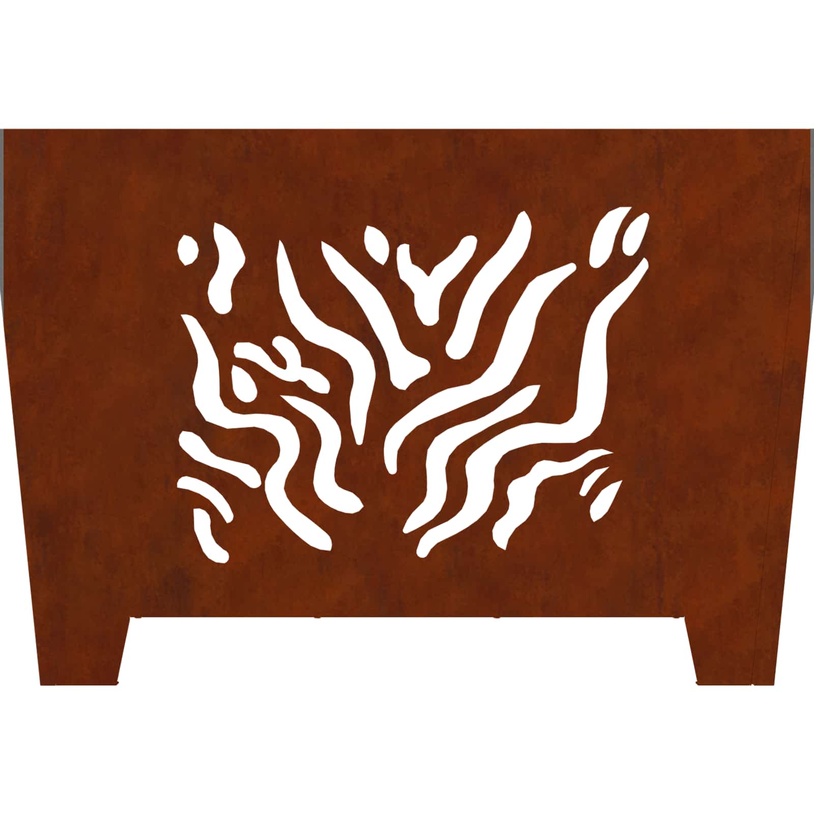 Φωτιά Καφέ 60 x 60 x 40 cm Ατσάλι - Pakobazaar