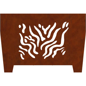 Φωτιά Καφέ 60 x 60 x 40 cm Ατσάλι σκληρυθέν στον αέρα