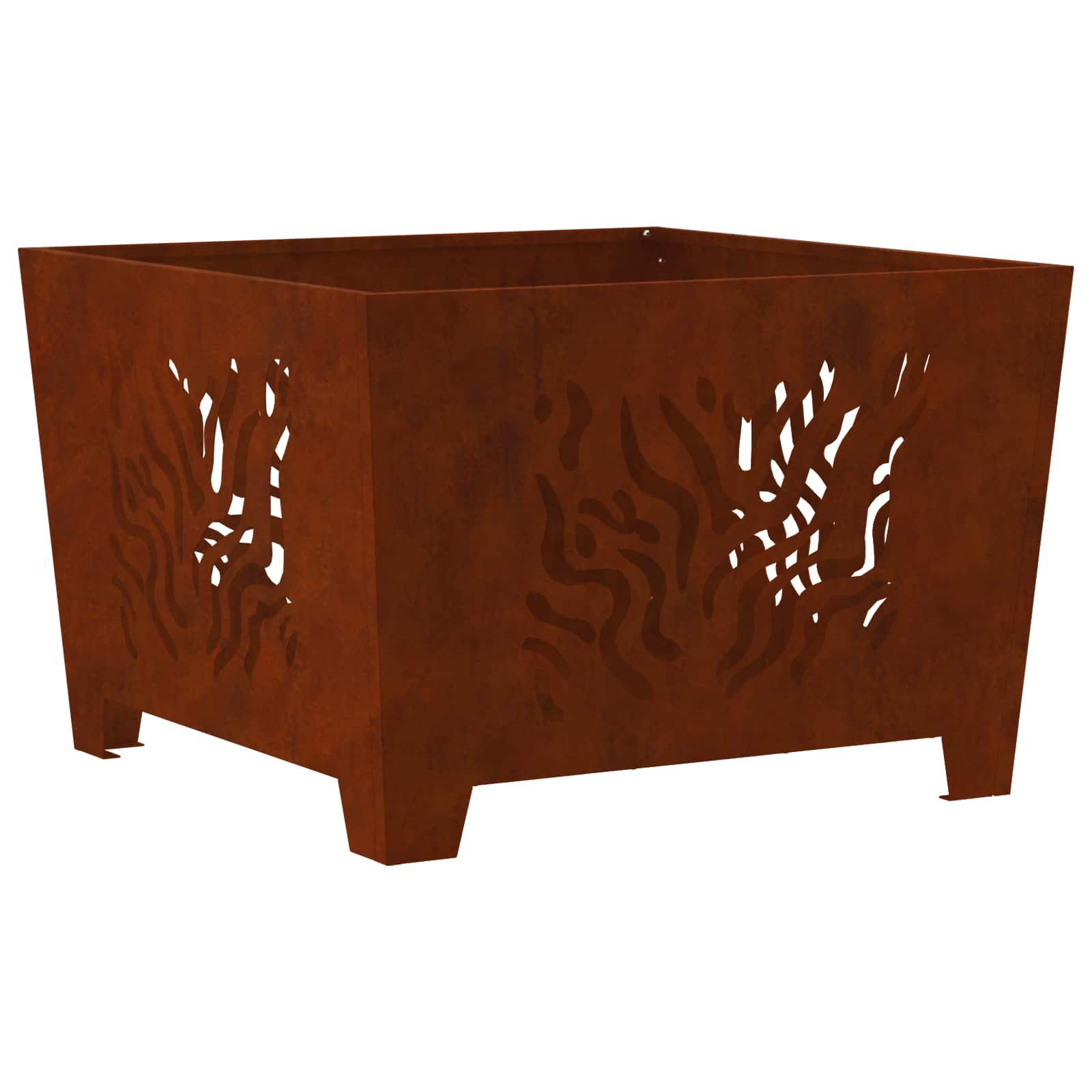 Φωτιά Καφέ 60 x 60 x 40 cm Ατσάλι - Pakobazaar
