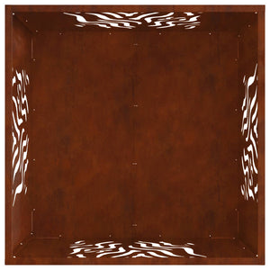 Φωτιά Καφέ 60 x 60 x 40 cm Ατσάλι σκληρυθέν στον αέρα