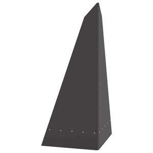 Φωτιά Μαύρο 58 x 40 x 100 εκ. Ατσάλι - Pakobazaar