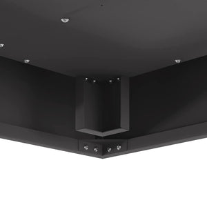 Φωτιά Μαύρο 60 x 60 x 30 cm Ατσάλι - Pakobazaar