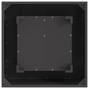 Φωτιά Μαύρο 60 x 60 x 30 cm Ατσάλι - Pakobazaar