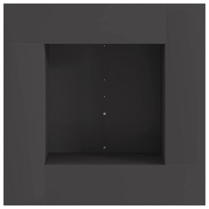 Φωτιά Μαύρο 60 x 60 x 30 cm Ατσάλι - Pakobazaar