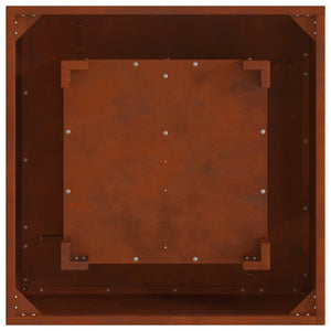Φωτιά Καφέ 60 x 60 x 30 cm Ατσάλι Σκληρυθέν στον Αέρα - Pakobazaar