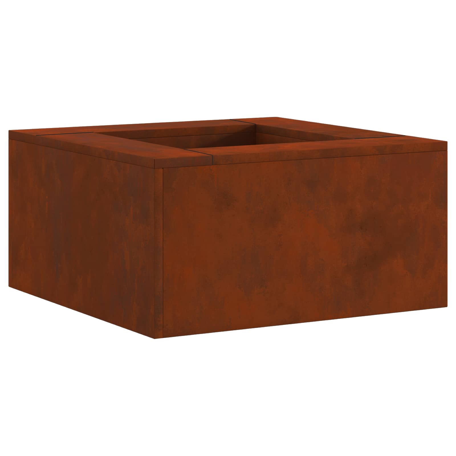 Φωτιά Καφέ 60 x 60 x 30 cm Ατσάλι Σκληρυθέν στον Αέρα - Pakobazaar