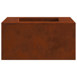 Φωτιά Καφέ 80 x 80 x 40 cm Ατσάλι Σκληρυθέν στον Αέρα - Pakobazaar