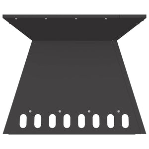 Φωτιά Μαύρο 48 x 48 x 40 εκ Ατσάλι - Pakobazaar