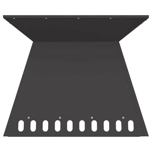 Φωτιά Μαύρο 60 x 60 x 50 εκ Ατσάλι - Pakobazaar