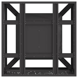 Φωτιά Μαύρο 60 x 60 x 30 cm Ατσάλι - Pakobazaar