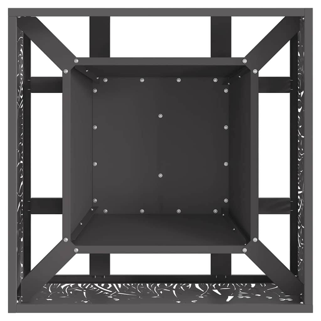 Φωτιά Μαύρο 60 x 60 x 30 cm Ατσάλι - Pakobazaar