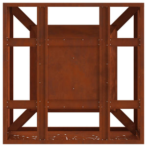 Φωτιά Καφέ 60 x 60 x 30 cm Ατσάλι Σκληρυθέν στον Αέρα - Pakobazaar