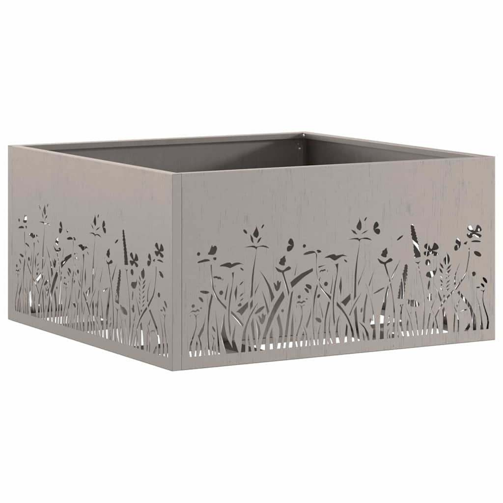 Φωτιά Καφέ 60 x 60 x 30 cm Ατσάλι Σκληρυθέν στον Αέρα - Pakobazaar