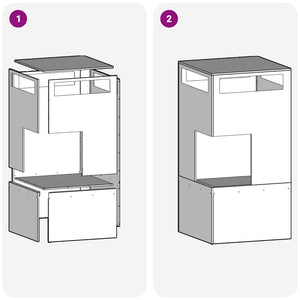 Φωτιά Μπολ Καφέ 50 x 50 x 100 cm Ατσάλι Σκληρυθέν στον Αέρα