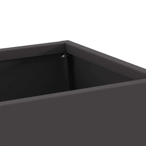 Φωτιά Μαύρο 60 x 35 x 100 εκ. Ατσάλι - Pakobazaar