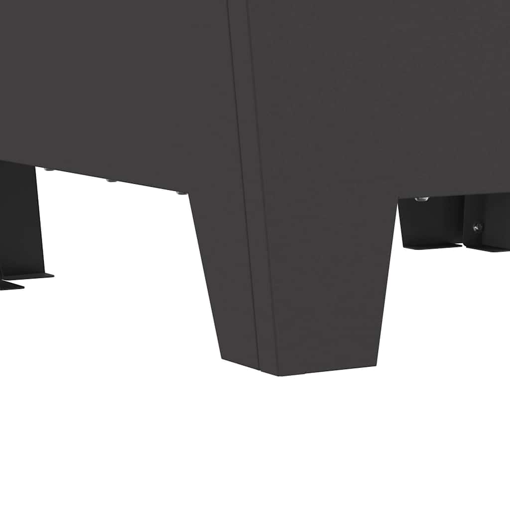 Φωτιά Μαύρο 50 x 50 x 38 εκ. Ατσάλι - Pakobazaar