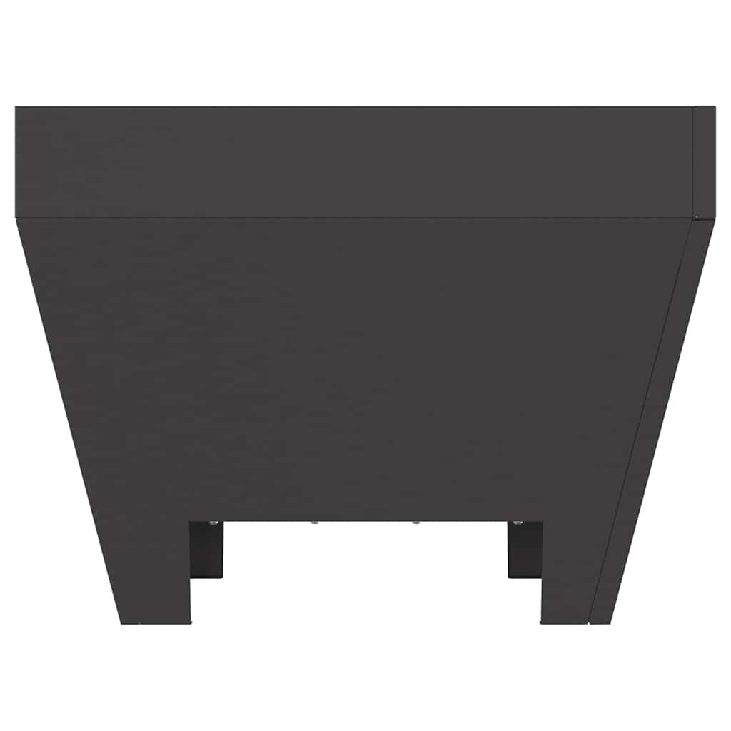 Φωτιά Μαύρο 50 x 50 x 38 εκ. Ατσάλι - Pakobazaar