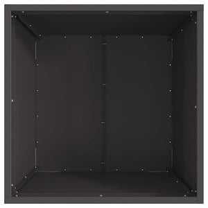 Φωτιά Μαύρο 50 x 50 x 38 εκ. Ατσάλι - Pakobazaar