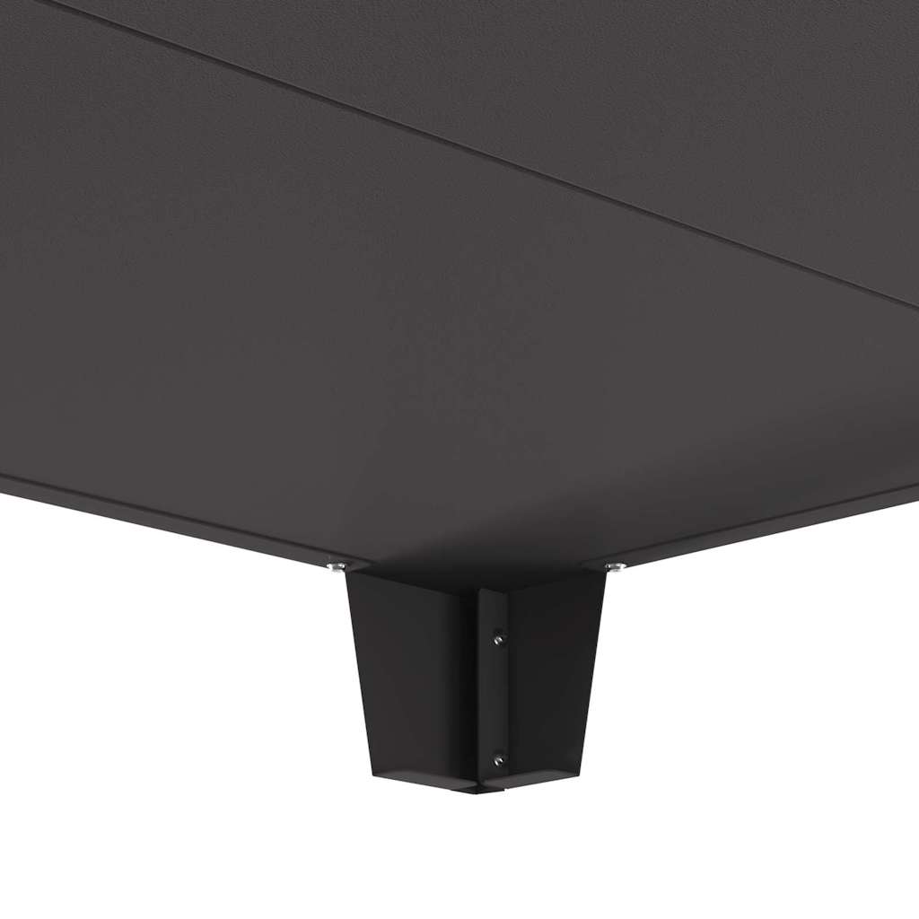 Φωτιά Μαύρο 80 x 80 x 43 εκ. Ατσάλι