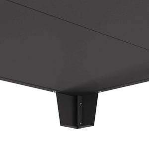 Φωτιά Μπολ Μαύρο 80 x 80 x 43 εκ. Ατσάλι Σκληρυθέν στον Αέρα