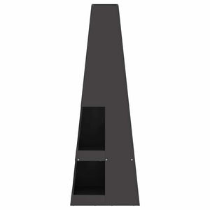 Φωτιά Μαύρο 35 x 35 x 100 εκ Ατσάλι - Pakobazaar